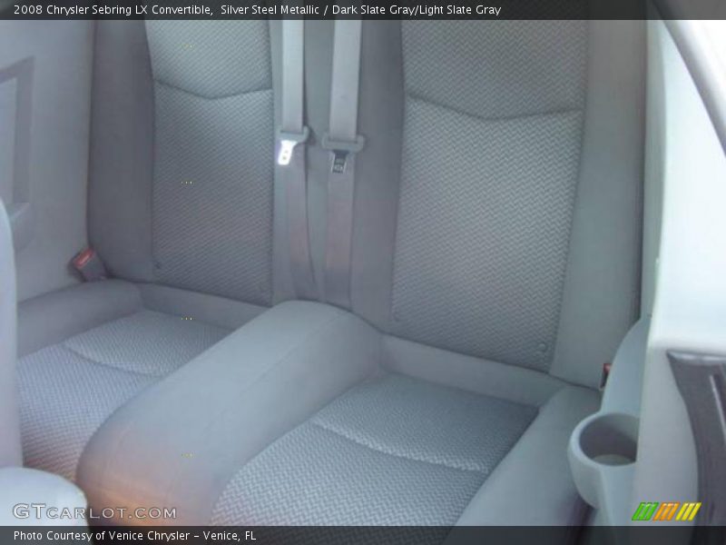 Silver Steel Metallic / Dark Slate Gray/Light Slate Gray 2008 Chrysler Sebring LX Convertible