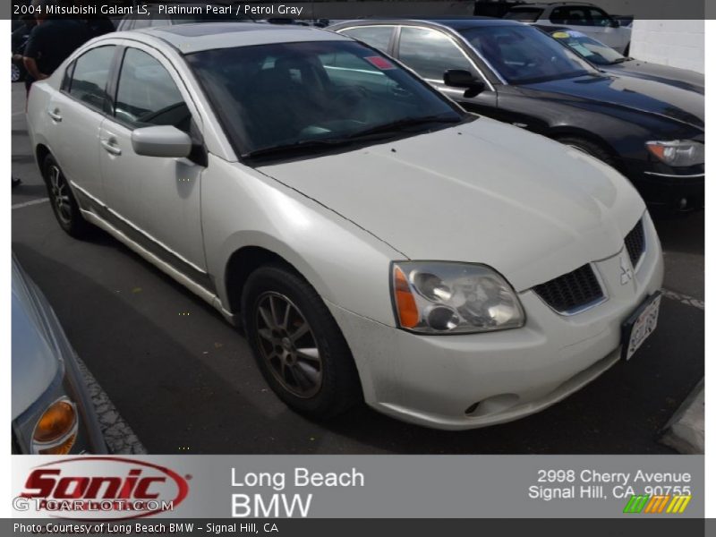 Platinum Pearl / Petrol Gray 2004 Mitsubishi Galant LS