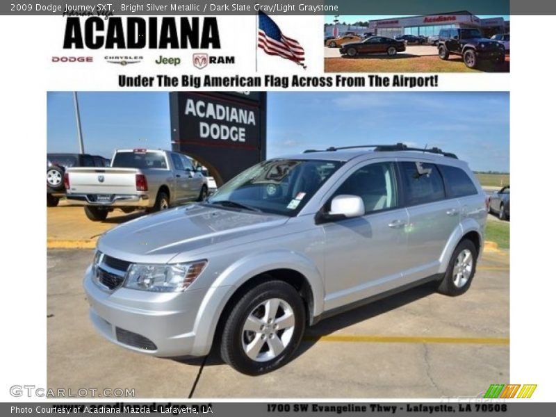 Bright Silver Metallic / Dark Slate Gray/Light Graystone 2009 Dodge Journey SXT