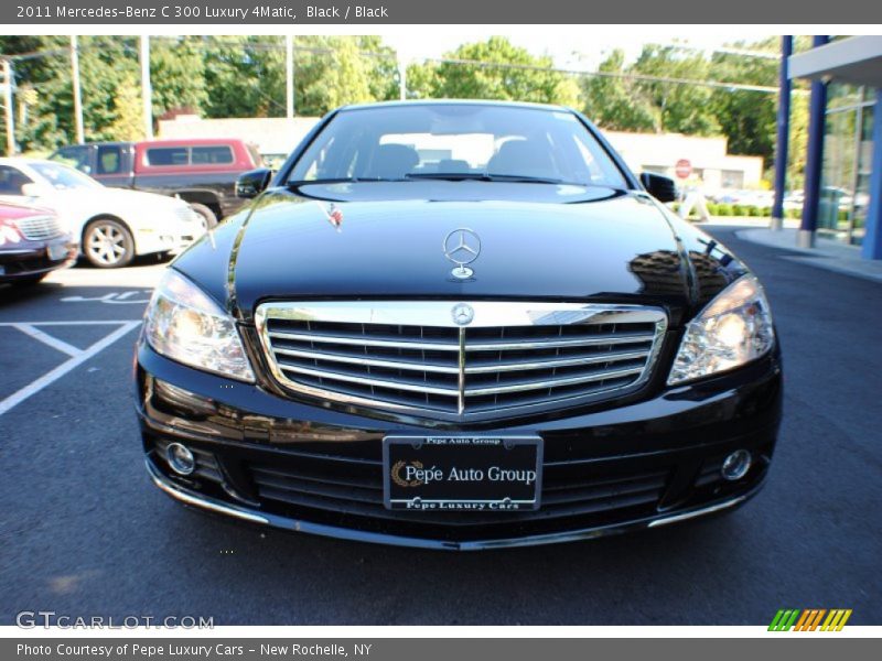 Black / Black 2011 Mercedes-Benz C 300 Luxury 4Matic
