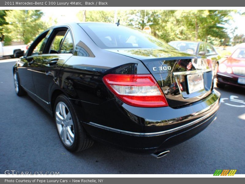 Black / Black 2011 Mercedes-Benz C 300 Luxury 4Matic