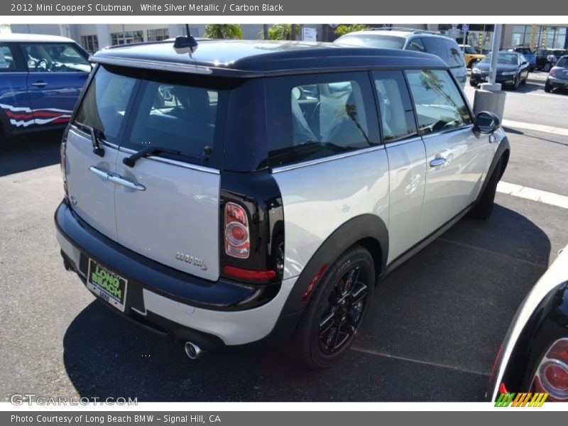 White Silver Metallic / Carbon Black 2012 Mini Cooper S Clubman
