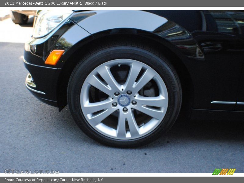 Black / Black 2011 Mercedes-Benz C 300 Luxury 4Matic
