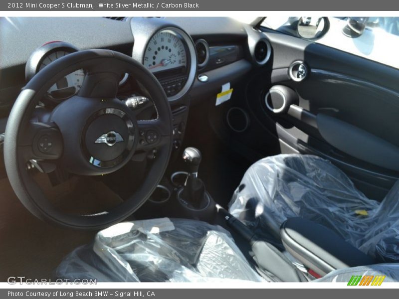 White Silver Metallic / Carbon Black 2012 Mini Cooper S Clubman