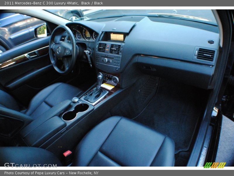 Black / Black 2011 Mercedes-Benz C 300 Luxury 4Matic