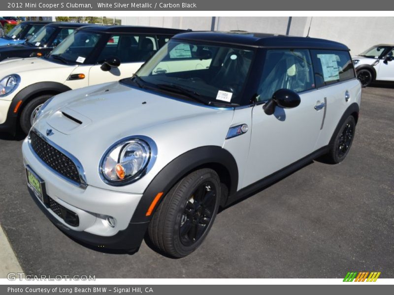 White Silver Metallic / Carbon Black 2012 Mini Cooper S Clubman