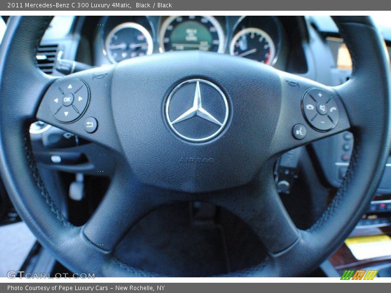 Black / Black 2011 Mercedes-Benz C 300 Luxury 4Matic