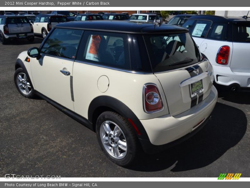 Pepper White / Carbon Black 2012 Mini Cooper Hardtop