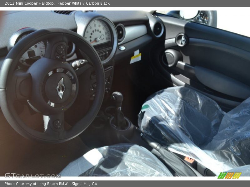 Pepper White / Carbon Black 2012 Mini Cooper Hardtop