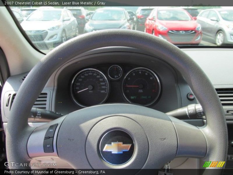 Laser Blue Metallic / Gray 2007 Chevrolet Cobalt LS Sedan