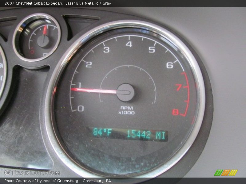 Laser Blue Metallic / Gray 2007 Chevrolet Cobalt LS Sedan