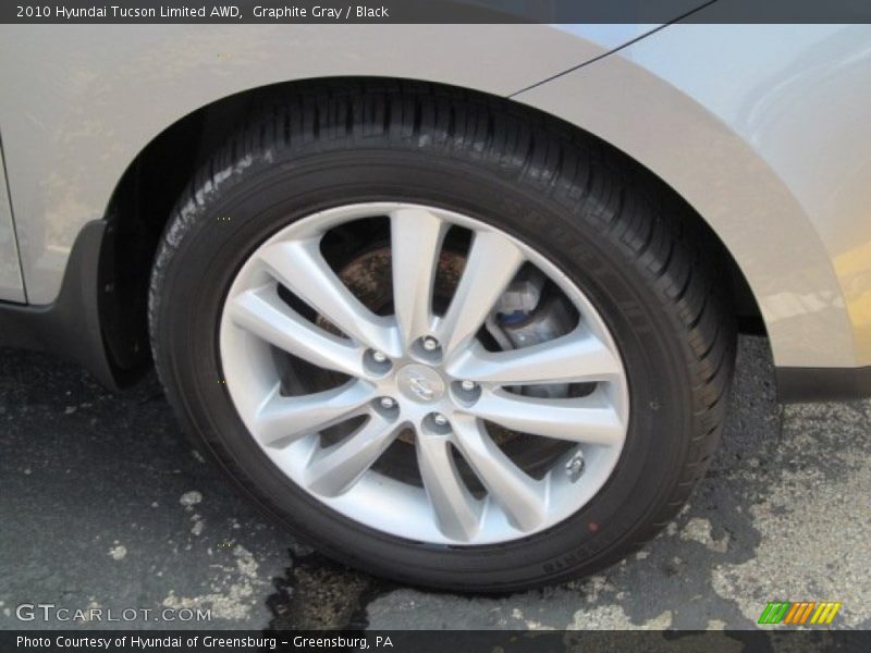 Graphite Gray / Black 2010 Hyundai Tucson Limited AWD