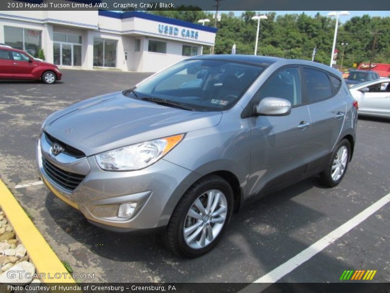 Graphite Gray / Black 2010 Hyundai Tucson Limited AWD