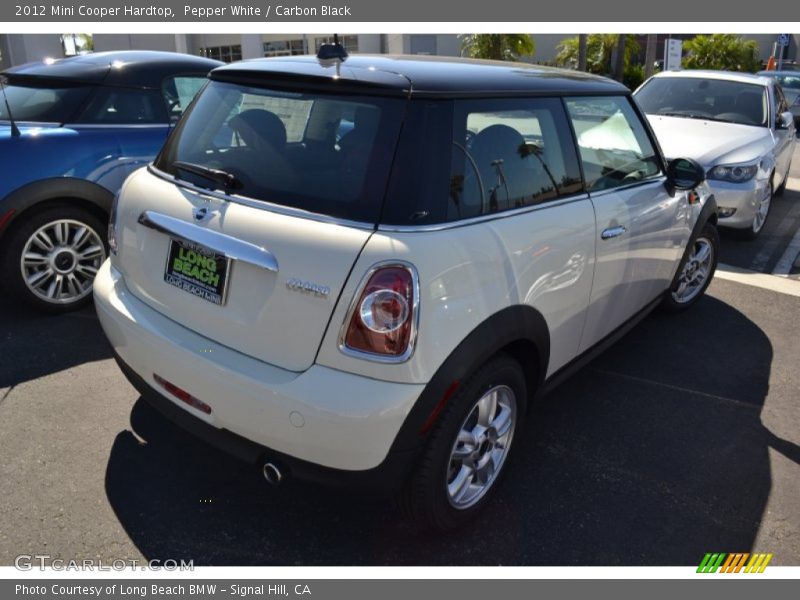 Pepper White / Carbon Black 2012 Mini Cooper Hardtop
