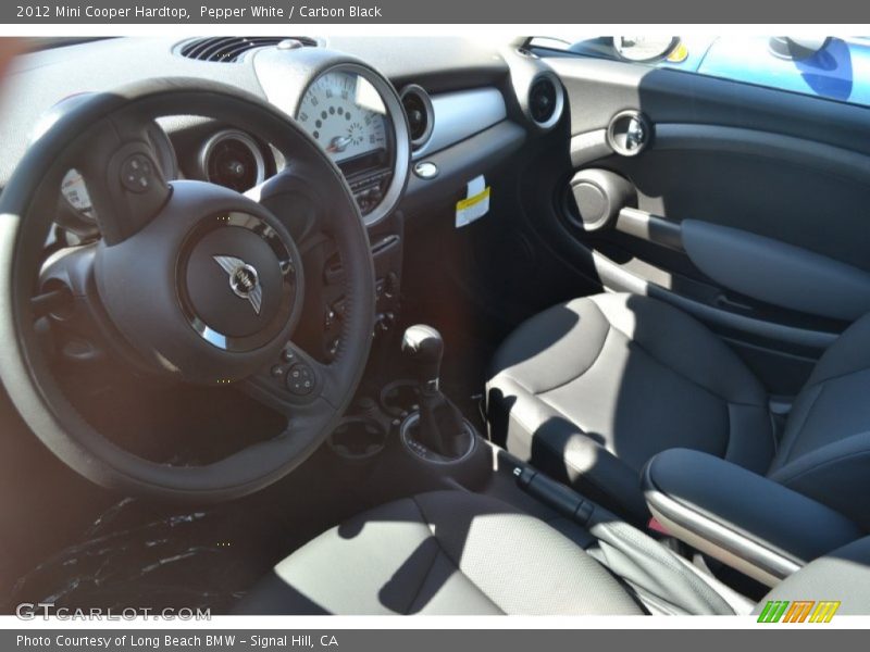 Pepper White / Carbon Black 2012 Mini Cooper Hardtop