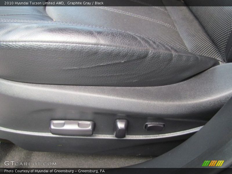 Graphite Gray / Black 2010 Hyundai Tucson Limited AWD