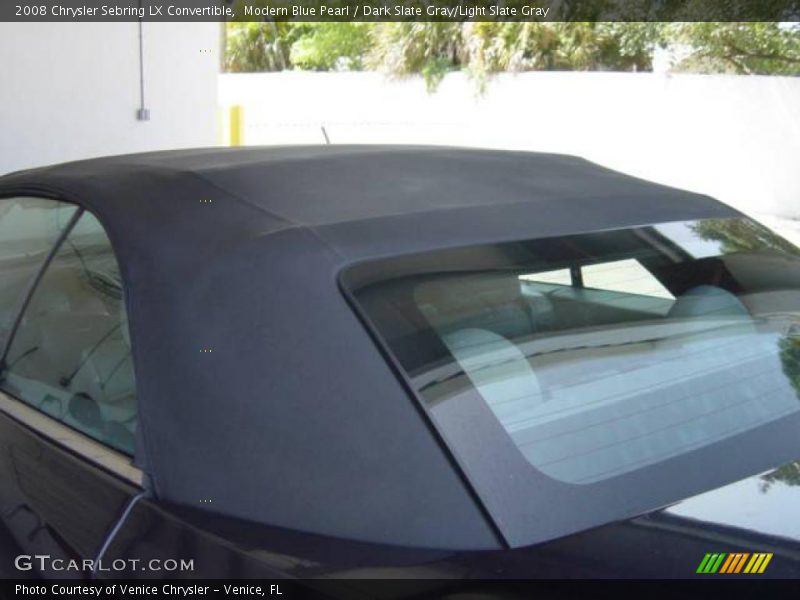Modern Blue Pearl / Dark Slate Gray/Light Slate Gray 2008 Chrysler Sebring LX Convertible