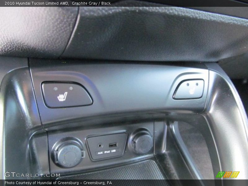 Graphite Gray / Black 2010 Hyundai Tucson Limited AWD