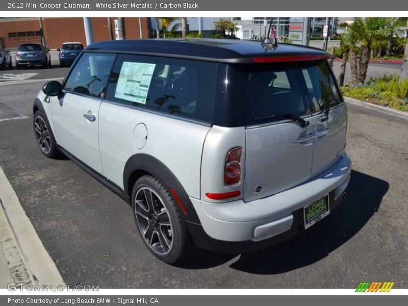 White Silver Metallic / Carbon Black 2012 Mini Cooper Clubman