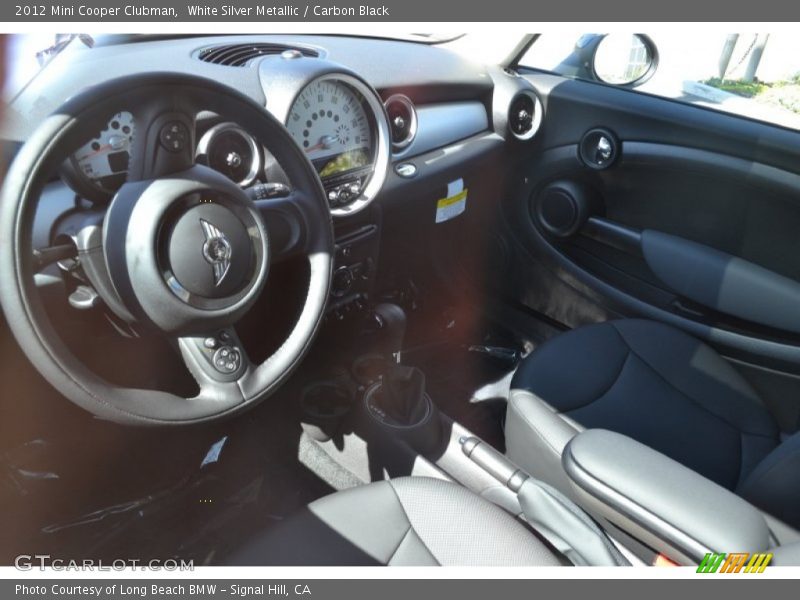 White Silver Metallic / Carbon Black 2012 Mini Cooper Clubman
