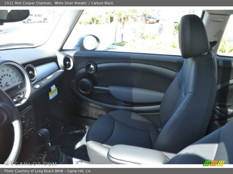 White Silver Metallic / Carbon Black 2012 Mini Cooper Clubman