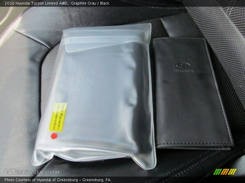 Graphite Gray / Black 2010 Hyundai Tucson Limited AWD