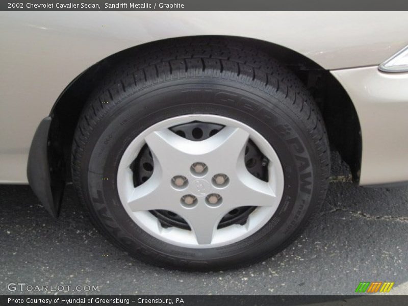 Sandrift Metallic / Graphite 2002 Chevrolet Cavalier Sedan