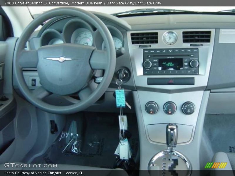Modern Blue Pearl / Dark Slate Gray/Light Slate Gray 2008 Chrysler Sebring LX Convertible