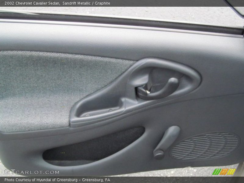 Sandrift Metallic / Graphite 2002 Chevrolet Cavalier Sedan