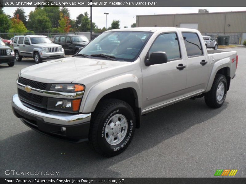 Silver Birch Metallic / Very Dark Pewter 2006 Chevrolet Colorado Z71 Crew Cab 4x4