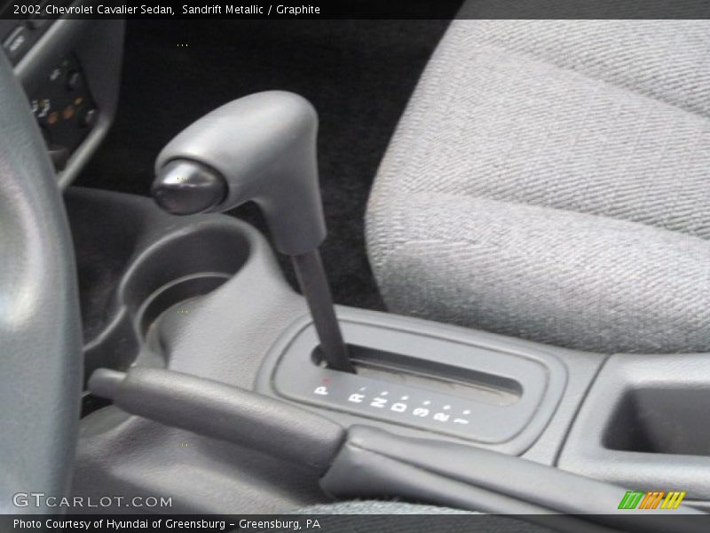 Sandrift Metallic / Graphite 2002 Chevrolet Cavalier Sedan