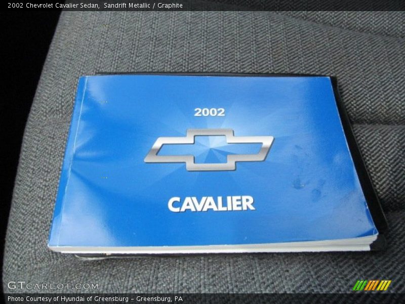 Sandrift Metallic / Graphite 2002 Chevrolet Cavalier Sedan