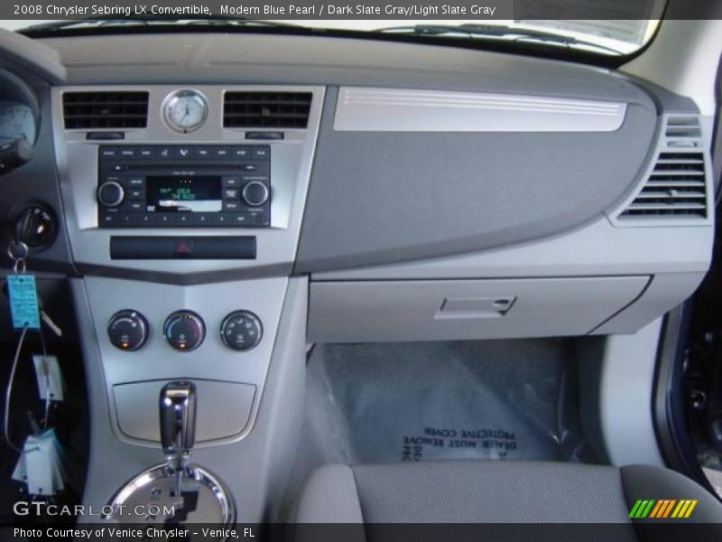 Modern Blue Pearl / Dark Slate Gray/Light Slate Gray 2008 Chrysler Sebring LX Convertible
