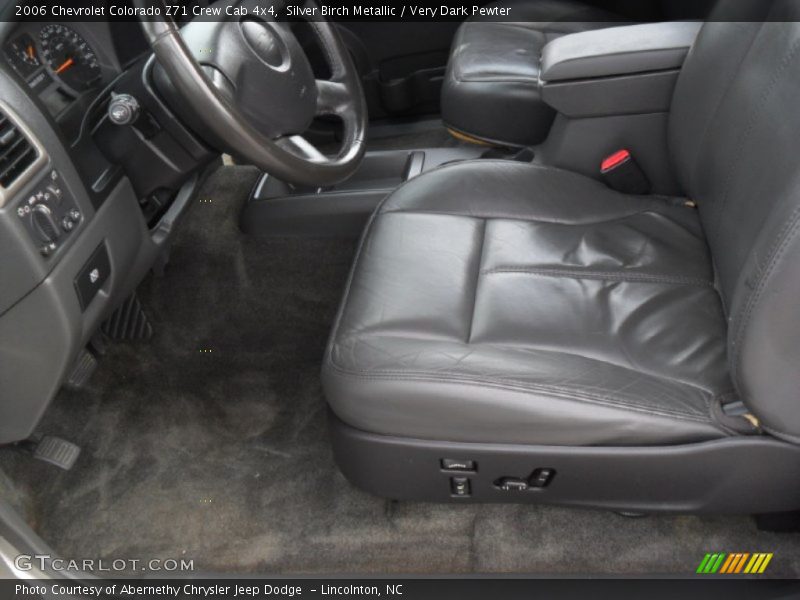 Silver Birch Metallic / Very Dark Pewter 2006 Chevrolet Colorado Z71 Crew Cab 4x4