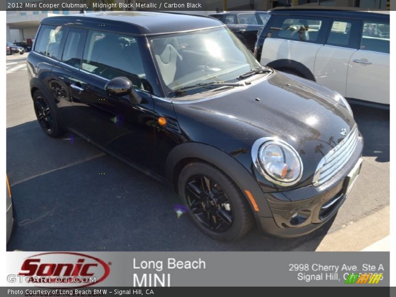 Midnight Black Metallic / Carbon Black 2012 Mini Cooper Clubman