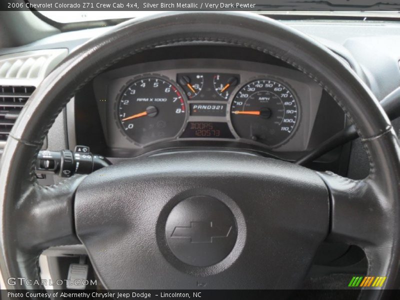Silver Birch Metallic / Very Dark Pewter 2006 Chevrolet Colorado Z71 Crew Cab 4x4