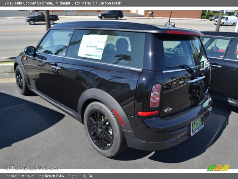 Midnight Black Metallic / Carbon Black 2012 Mini Cooper Clubman