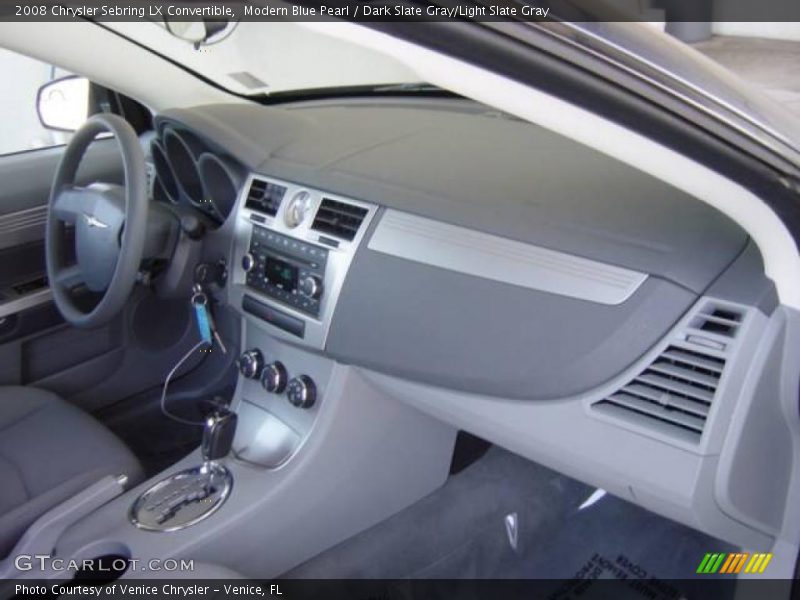 Modern Blue Pearl / Dark Slate Gray/Light Slate Gray 2008 Chrysler Sebring LX Convertible