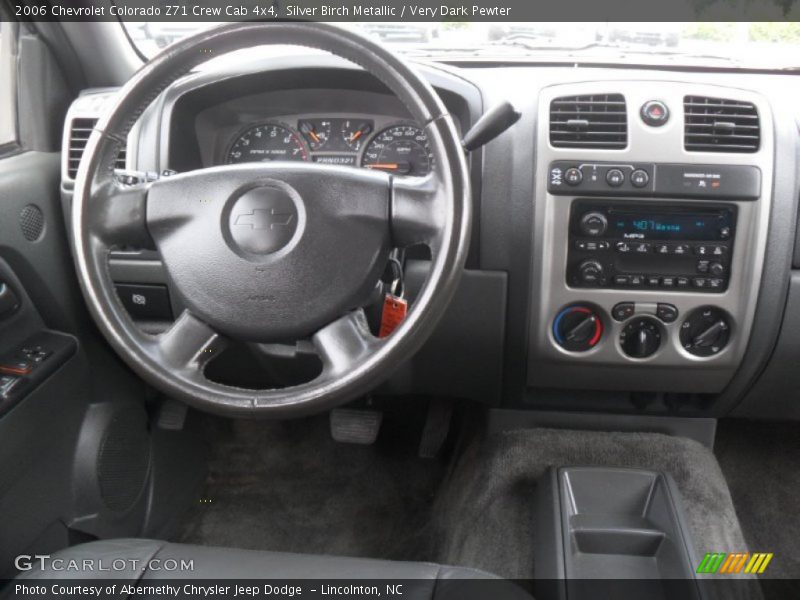 Silver Birch Metallic / Very Dark Pewter 2006 Chevrolet Colorado Z71 Crew Cab 4x4