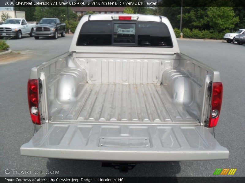 Silver Birch Metallic / Very Dark Pewter 2006 Chevrolet Colorado Z71 Crew Cab 4x4