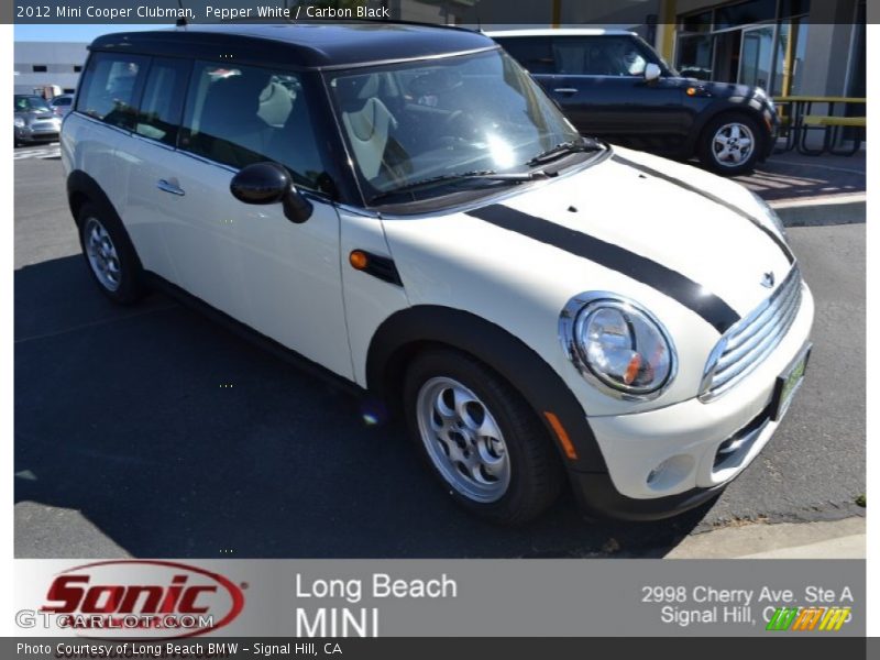 Pepper White / Carbon Black 2012 Mini Cooper Clubman