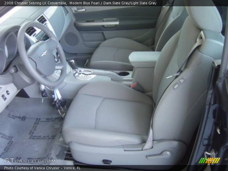 Modern Blue Pearl / Dark Slate Gray/Light Slate Gray 2008 Chrysler Sebring LX Convertible