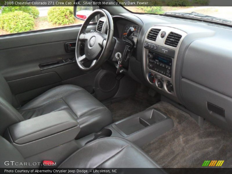 Silver Birch Metallic / Very Dark Pewter 2006 Chevrolet Colorado Z71 Crew Cab 4x4