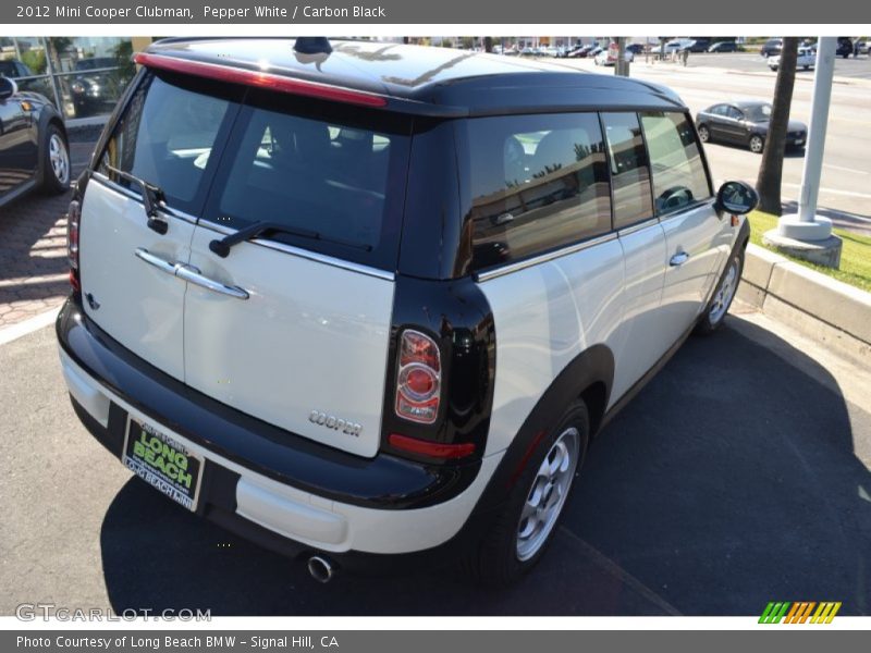 Pepper White / Carbon Black 2012 Mini Cooper Clubman