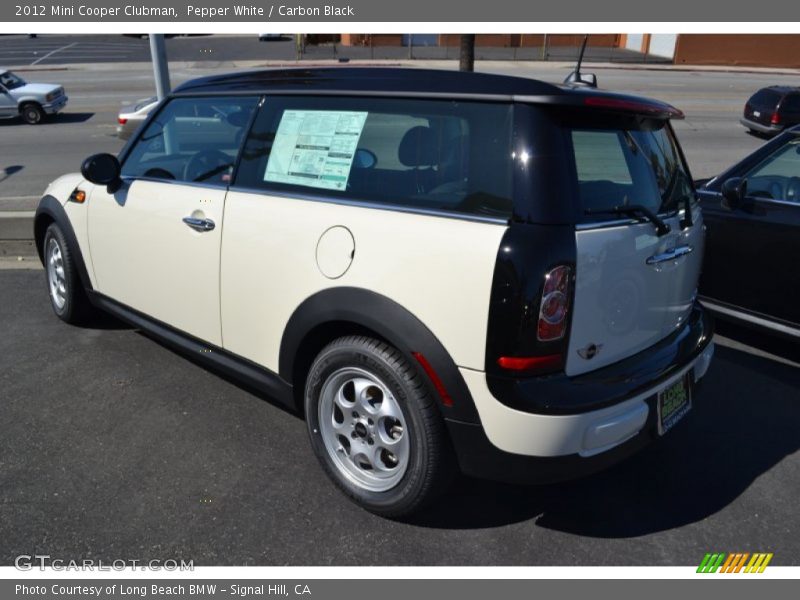 Pepper White / Carbon Black 2012 Mini Cooper Clubman