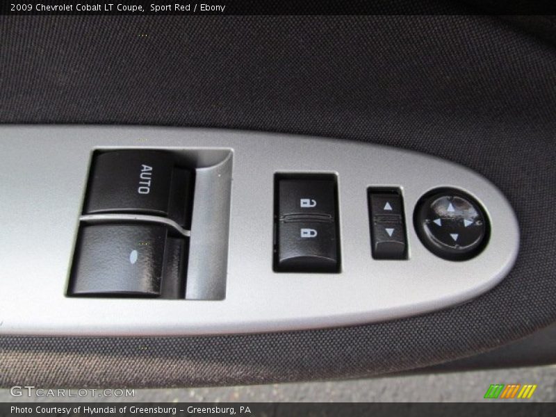 Controls of 2009 Cobalt LT Coupe