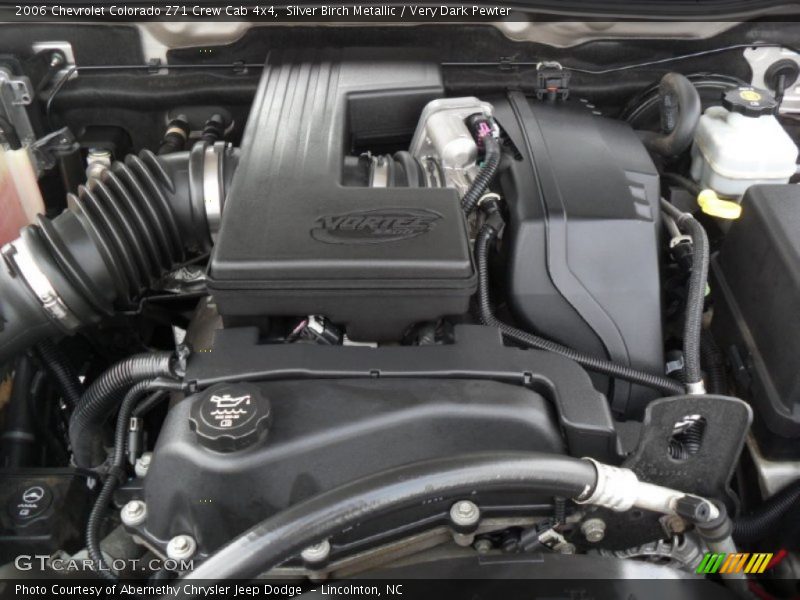 Silver Birch Metallic / Very Dark Pewter 2006 Chevrolet Colorado Z71 Crew Cab 4x4
