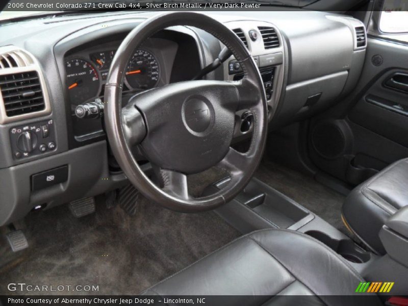 Silver Birch Metallic / Very Dark Pewter 2006 Chevrolet Colorado Z71 Crew Cab 4x4