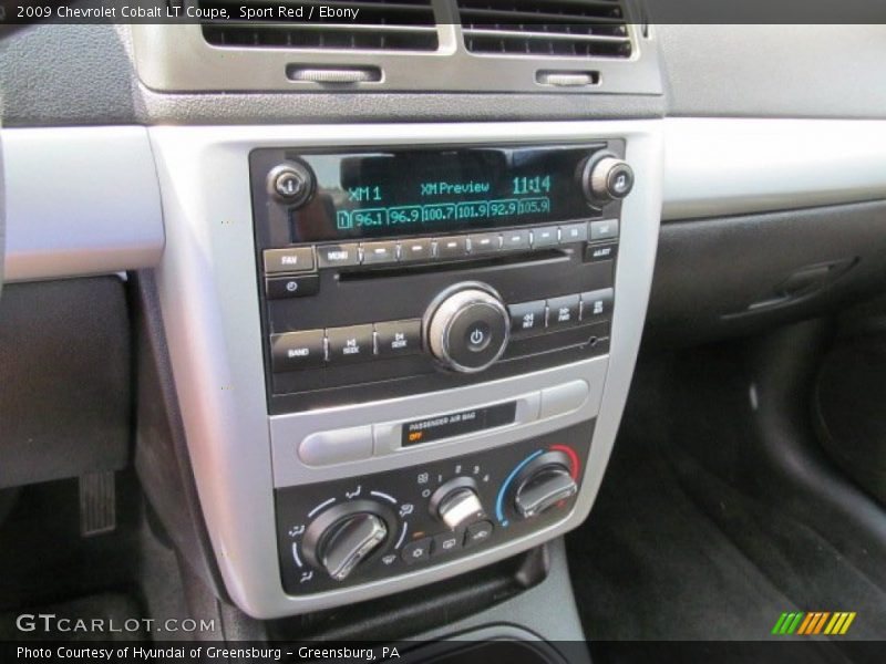 Audio System of 2009 Cobalt LT Coupe