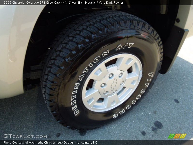 Silver Birch Metallic / Very Dark Pewter 2006 Chevrolet Colorado Z71 Crew Cab 4x4